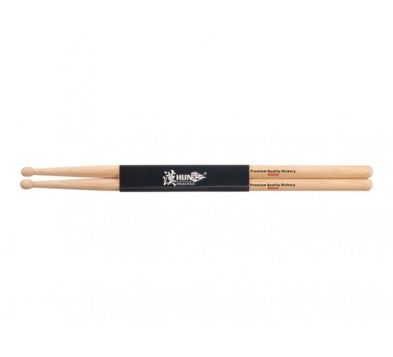 HUN 10101001025 Natural Series Rock Барабанные палочки, орех гикори, деревянный наконечник