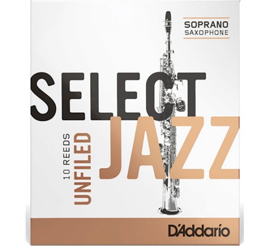 Rico Select Jazz unfiled №3H Трости для сопрано саксофона (10 шт)