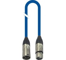 Force FMC-05/3 BL Шнур микрофонный XLR (F) -XLR (M), цвет синий