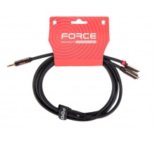 Force FLC-14/2 аудио шнур, mini jack stereo - 2x RCA, 2 метра
