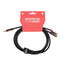 Force FLC-14/2 аудио шнур, mini jack stereo - 2x RCA, 2 метра