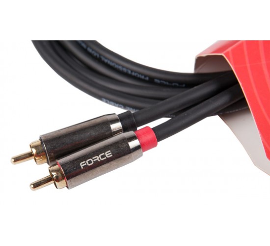 Force FLC-14/2 аудио шнур, mini jack stereo - 2x RCA, 2 метра