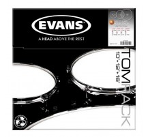 Evans ETP-G2CLR-R Clear Rock Набор пластика для том барабана, 10«/12»/16"