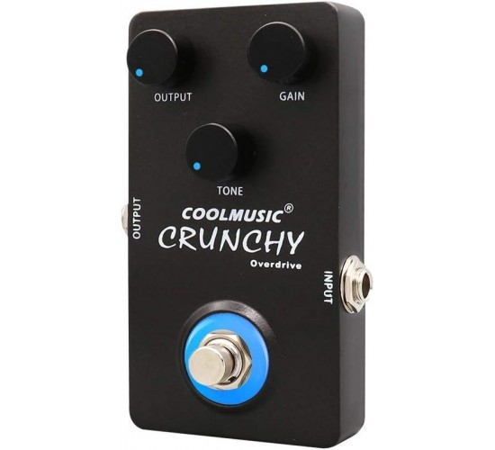 Coolmusic C-OV01 Crunchy Overdrive Гитарная педаль Басовая педаль Overdrive с True Bypass