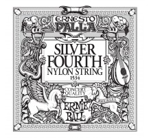 Ernie Ball 1534 4я струна для классической гитары. Нейлон, посеребренная оплетка, калибр .030