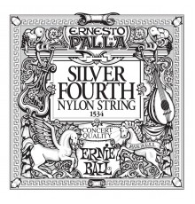 Ernie Ball 1534 4я струна для классической гитары. Нейлон, посеребренная оплетка, калибр .030