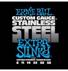 Ernie Ball 2249 струны для эл.гитары Stainless Steel Extra Slinky (8-11-14-22w-30-38)