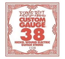 Ernie Ball 1138 струна для электро и акустических гитар. Никель, в оплётке, калибр .038