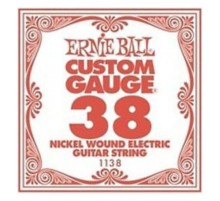 Ernie Ball 1138 струна для электро и акустических гитар. Никель, в оплётке, калибр .038