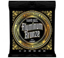 Ernie Ball 2568 струны для акуст.гитары ALUMINUM BRONZE LIGHT  (11-15-22w-30-42-52)