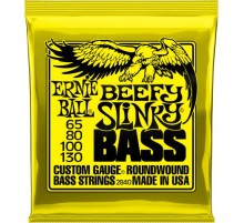 Ernie Ball 2840 струны для бас-гитары Nickel Wound Bass Beefy Slinky (65-80-100-130)