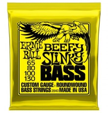 Ernie Ball 2840 струны для бас-гитары Nickel Wound Bass Beefy Slinky (65-80-100-130)