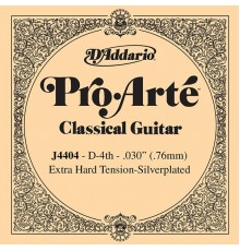 D'Addario J4404 Pro-Arte Отдельная 4-ая струна для классической гитары, посеребренная