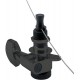 Planet Waves PWAT-6R2 локовые колки с Auto-Trim, 6 в линию, цвет - чёрный