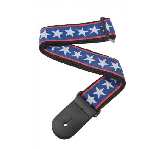 Planet Waves 50A10 Тканный ремень для гитары, рисунок «Stars & Stripes»