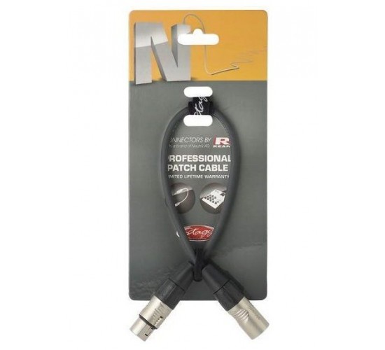 Stagg NPC030XMXFR профессиональный соединяющий кабель для микрофона XLR M - XLR F