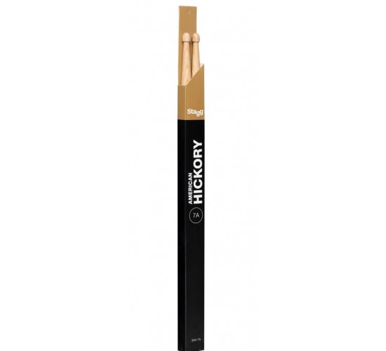 Stagg SHV7A Барабанные палочки, Hickory, подобраны в пары по весу, цвету и звучанию, 7A