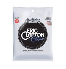 Martin MEC12 струны для акустической гитары Eric Clapton 12-54, фосфор/ бронза