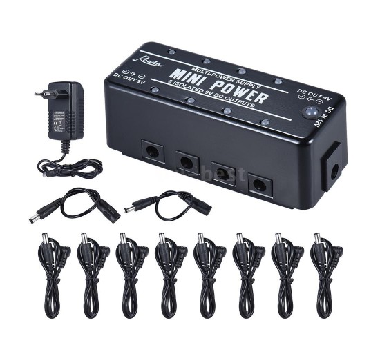 Rowin LEF-329 Mini Power Supply блок питания для гитарных эффектов на 8 выходов