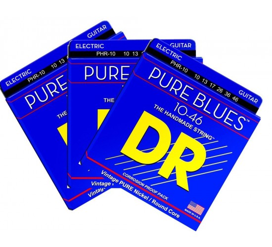 DR PHR-10 Pure Blues Pure Nickel Electric 10-46
