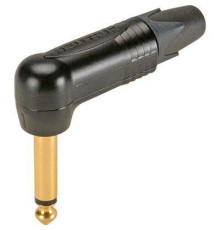 Neutrik NP2RX-B разъем 1/4" Jack 6.35 мм, male,моно, угловой черный корпус