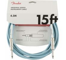 Fender 15 Original Instr. Cable DBL Daphne Blue инструментальный кабель, синий, длина 4.5м