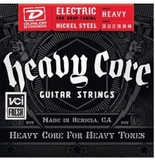 Dunlop DHCN1048 Heavy Core Комплект струн для электрогитары, никелированные, 10-48
