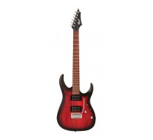 Cort X100 OPBB электрогитара, коричневый санберст