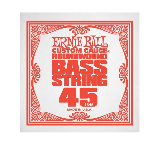 Ernie Ball 1645 струна для бас гитар никель, калибр 045