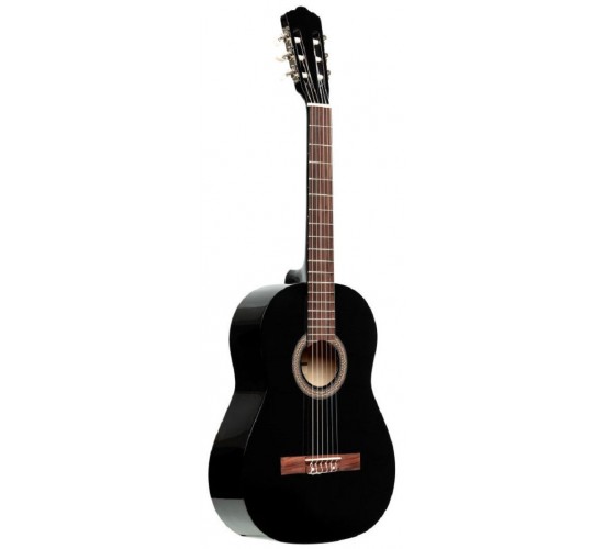 Stagg SCL50-BLK классическая гитара, размер 4/4, цвет чёрный