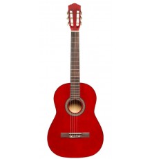 Stagg SCL50-RED классическая гитара, размер 4/4, цвет красный