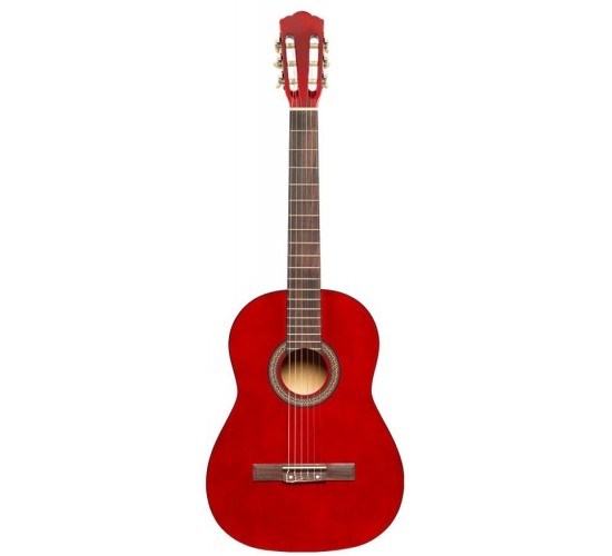 Stagg SCL50-RED классическая гитара, размер 4/4, цвет красный