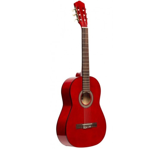 Stagg SCL50-RED классическая гитара, размер 4/4, цвет красный