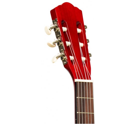 Stagg SCL50-RED классическая гитара, размер 4/4, цвет красный