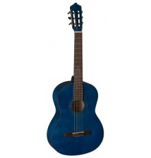 La Mancha Rubinito Azul SM классическая гитара, цвет see through blue open pore