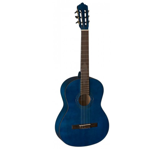 La Mancha Rubinito Azul SM классическая гитара, цвет see through blue open pore