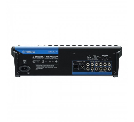 Yamaha MG20XU микшерный пульт, 20 канал, 16микр, 4 стер. лин. 4 AUX, 2группы, FX, USB Audio