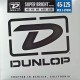 Dunlop DBSBN45125 Super Bright Комплект струн для 5-струнной бас-гитары, никелир., Medium, 45-125