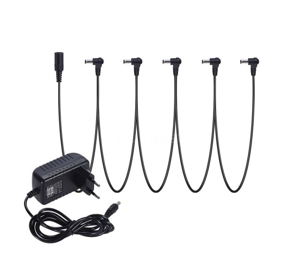 Mosky MPP-05 9V блок питания 9V DC 1000mA c разветвителем 5 педалей