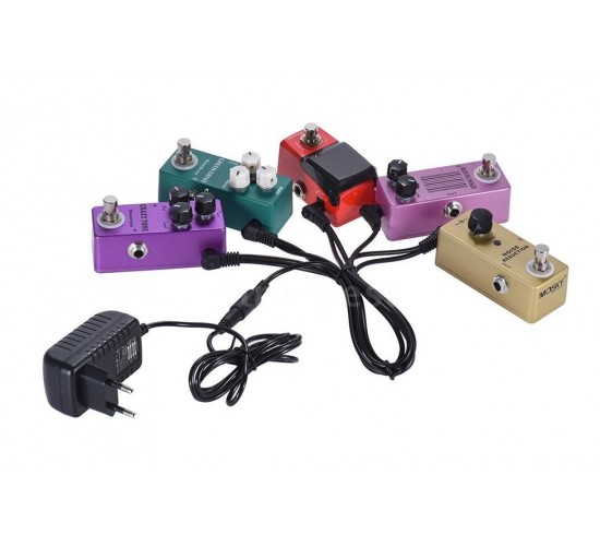 Mosky MPP-05 9V блок питания 9V DC 1000mA c разветвителем 5 педалей
