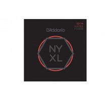 D'Addario NYXL1074 Комплект струн для 8-струнной электрогитары, никелированные, LTop/HBottom, 10-74