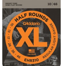 D'Addario EHR310 Half Round Комплект струн для электрогитары, Regular Light, 10-46