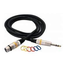 Rockcable RCL30386 D6 F BA Кабель XLR (F) - 1/4 джек балансный, 6 м.