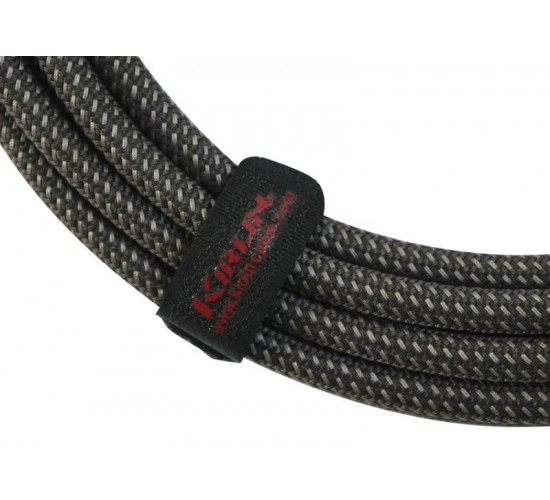 Kirlin IWB-202BFGL 3M CA кабель инструментальный, прям/угл, 3м, цвет серый карбон