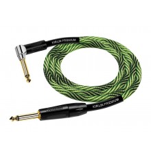 Kirlin IWB-202BFGL 3M WBG кабель инструментальный, прям/угл, 3м, цвет Wave Green