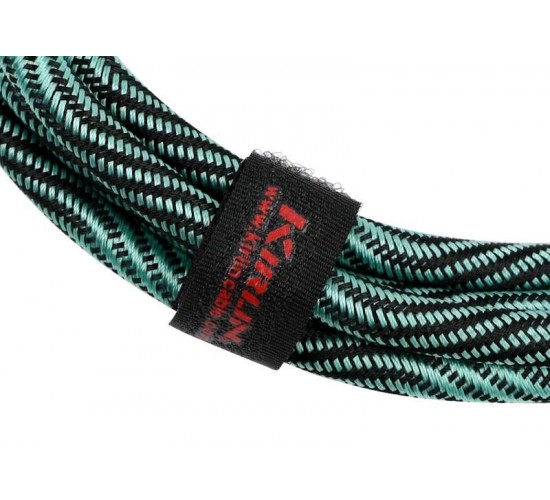 Kirlin IWB-202PFGL 3M WBT кабель инструментальный, прям/угл, 3м, цвет Wave Teal