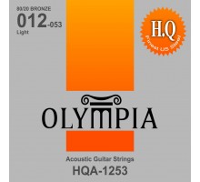 Olympia HQA1253 струны для акуст.гитары 80/20 Bronze (12-16-24w-32-42-53)