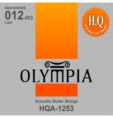 Olympia HQA1253 струны для акуст.гитары 80/20 Bronze (12-16-24w-32-42-53)