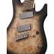 Cort KX507MS SDB электрогитара 7-струнная, мультимензурная, коричневый санберст