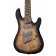Cort KX507MS SDB электрогитара 7-струнная, мультимензурная, коричневый санберст